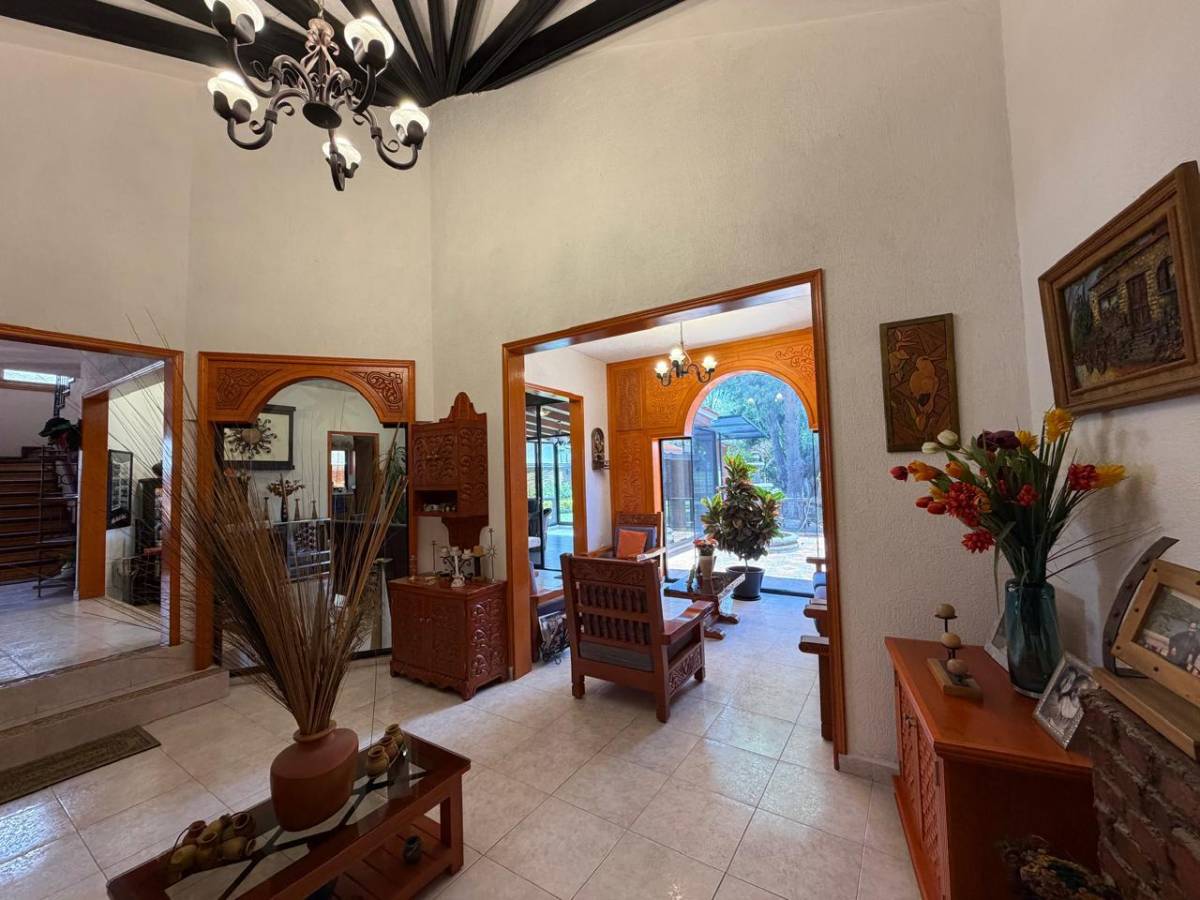 Sala con doble altura