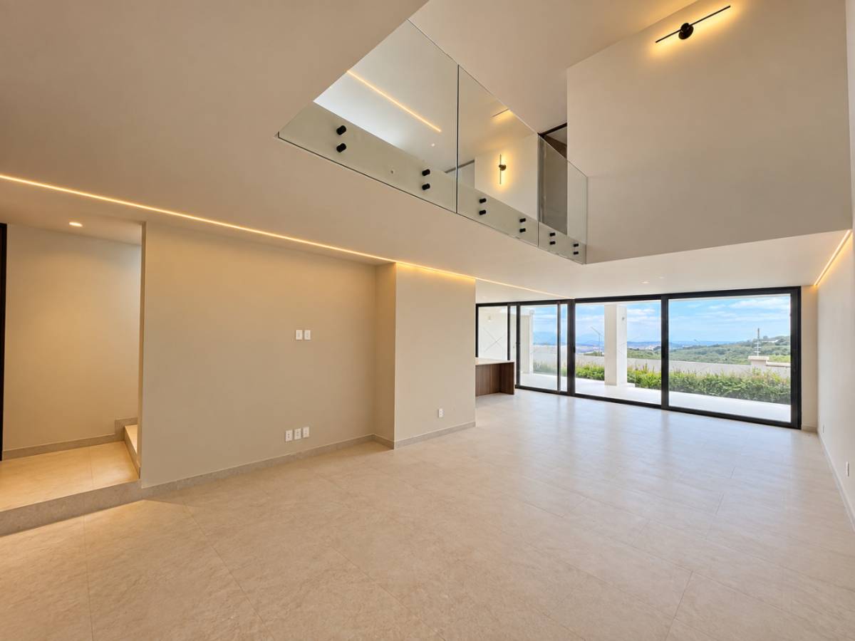 Sala con doble altura